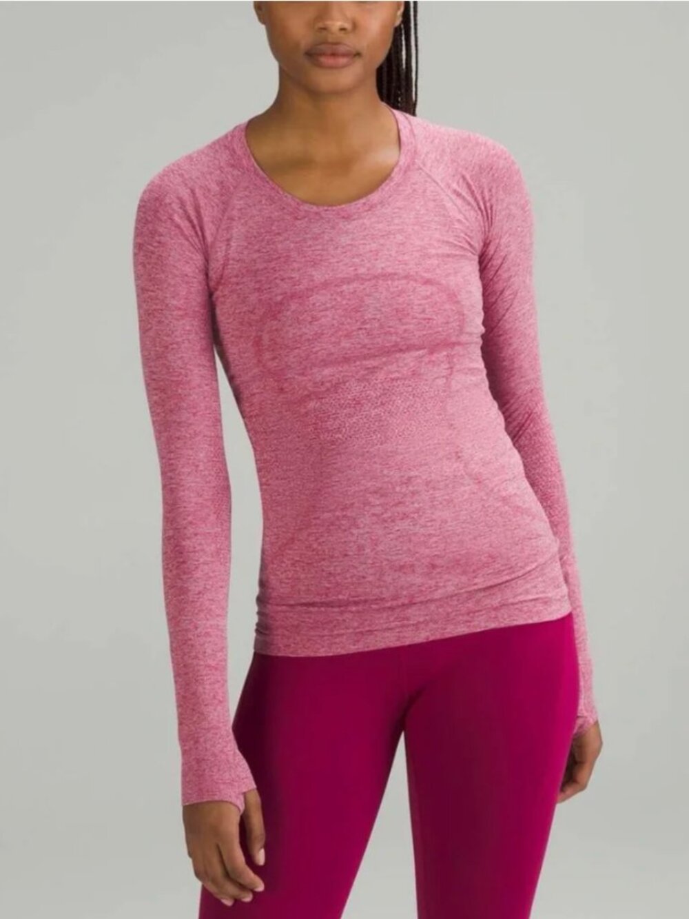 Lululemon Swiftly Tech Long Sleeve 2.0 Hip length, Silverescent Size 6